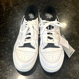 Brand new Adidas, Forum 84 Low X Drew, size 11 in white with black trim.